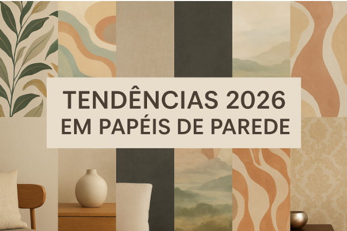 ✨ Tendências 2026: o que vai marcar as paredes do futuro